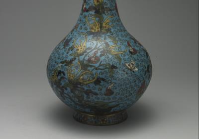 图片[2]-Cloisonne vase decorated with symbols of the Three Abundances , 16th century, Ming dynasty (1368-1644)-China Archive